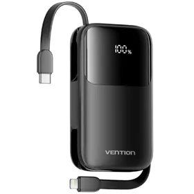 Powerbank Vention Black 10000 mAh