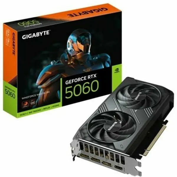Graphics card Gigabyte GV-N5060WF2MAX OC-8GD GEFORCE RTX 5060 8 GB GDDR7