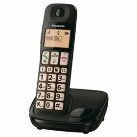 Wireless Phone Panasonic KX-TGE310SPB Black Amber