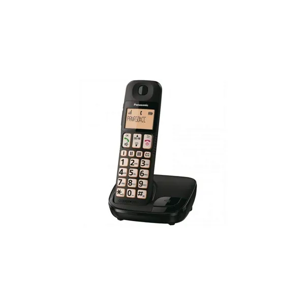 Wireless Phone Panasonic KX-TGE310SPB Black Amber