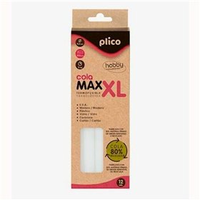 Hot melt glue sticks PLICO Transparent 25 Pieces