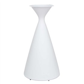 Base Nadia Table Aluminium White 56 x 56 x 110 cm