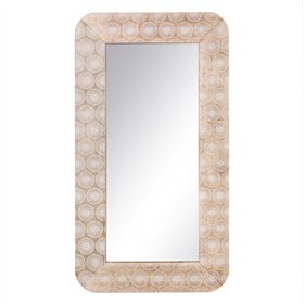 Wall mirror White 91 x 2 x 50,5 cm