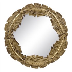 Wall mirror Golden 76 x 3 x 76 cm