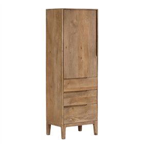 Side table 60 x 44 x 180 cm Natural Mango wood