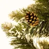 Artificial Christmas tree 180 cm premium Royal Trees Springos CT0190, snowy diamond pine with cones