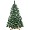 Artificial Christmas tree 180 cm premium Royal Trees Springos CT0190, snowy diamond pine with cones