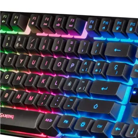 Keyboard with Gaming Mouse Mars Gaming MCPTKLES Black Spanish Qwerty