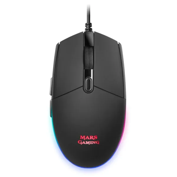 Keyboard with Gaming Mouse Mars Gaming MCPTKLES Black Spanish Qwerty