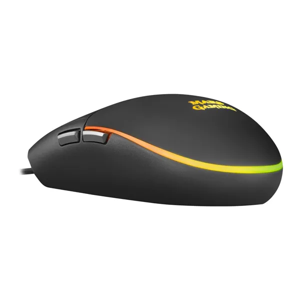 Keyboard with Gaming Mouse Mars Gaming MCPTKLES Black Spanish Qwerty
