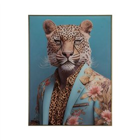 Painting Aluminium Tempered Glass 60 x 6 x 80 cm