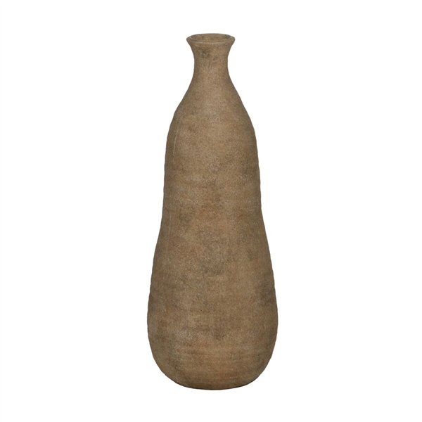 Vase Beige Ceramic 26,5 x 26,5 x 68 cm