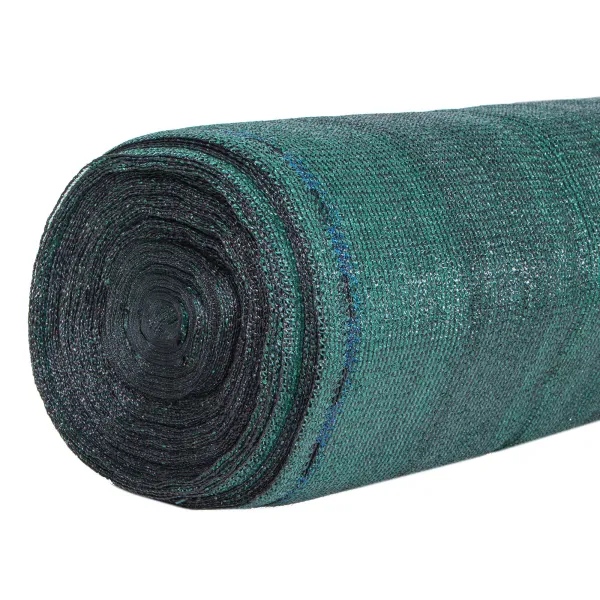 Shade netting Springos SN0037 185 g/m2 1.5x50m 200 cable ties green