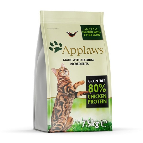 Cat food Applaws Adult Chicken Lamb 7,5 kg