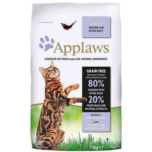 Cat food Applaws Adult Adult Chicken Duck 7,5 kg