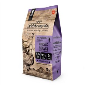 Cat food WIEJSKA ZAGRODA Chicken 10 kg