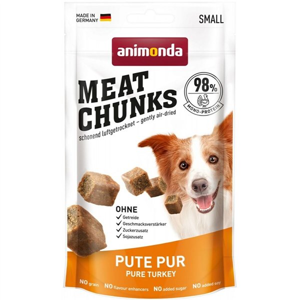 Dog Snack Animonda Meat Chunks Turkey Turkey 60 g