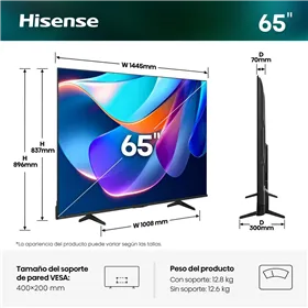 Smart TV Hisense 65A6S 3840 x 2160 px 65" DTS DVB-T2 DVB-S2