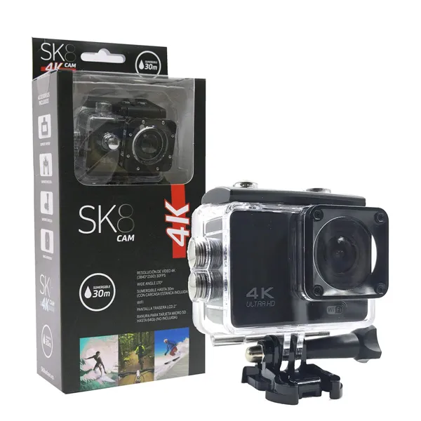 Sports Camera SK8 CAMAV002 Black