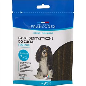 Dog Snack Francodex Dental Strips S Vegetables 228 g