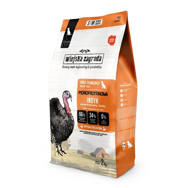 Fodder WIEJSKA ZAGRODA Monoprotein Turkey Turkey 2 Kg