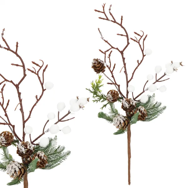 Christmas Artificial Branch Decoration for Wreath 33 cm