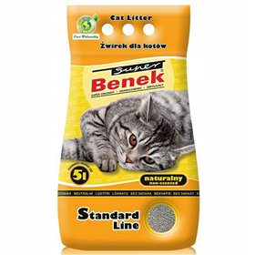 Cat Litter Super Benek Standard Natural 5 L
