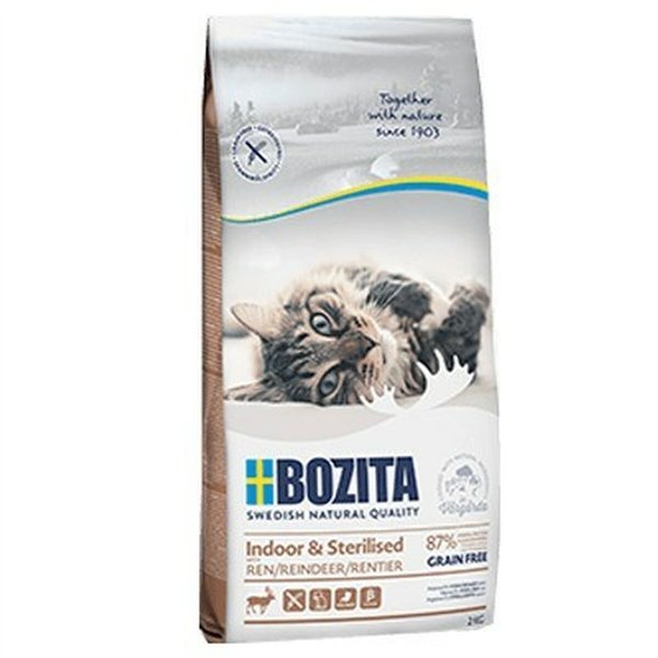 Fodder Bozita Indoor&Sterilised Grain free Reindeer Chicken Reindeer 10 kg