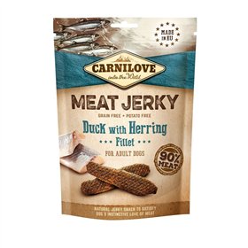Fodder Carnilove Meat Jerky Duck with herring Adult Fish Lamb Duck 100 g