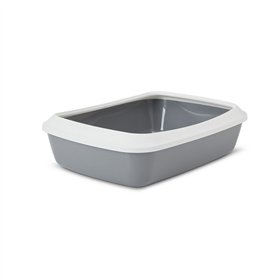 Cat Litter Box Savic IRIZ Grey Plastic