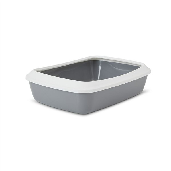 Cat Litter Box Savic IRIZ Grey Plastic