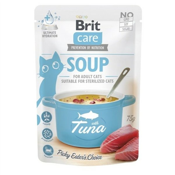 Snack for Cats Brit Care Soup Fish