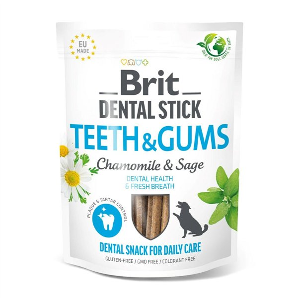 Dog Snack Brit Dental Stick Teeth & Gums Cahmomile