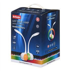 Desk lamp Activejet AJE-RAINBOW 2 White 7 W 430 Lm