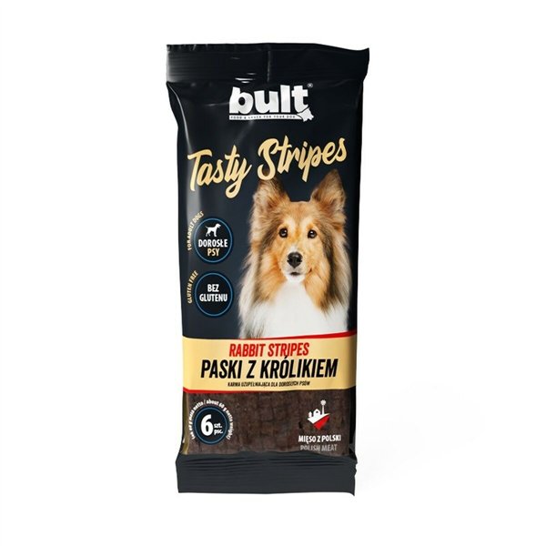 Dog Snack Bult Tasty stripes Rabbit Rabbit 150 g
