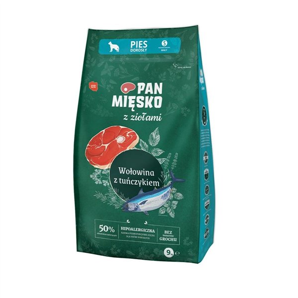 Fodder PAN MIĘSKO Veal 9 kg