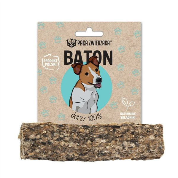 Dog Snack Paka Zwierzaka Cod Bar 12 cm Fish