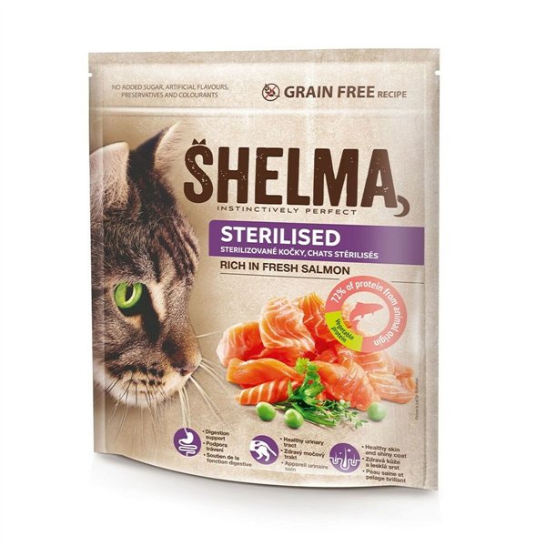 Cat food Shelma Salmon 750 g