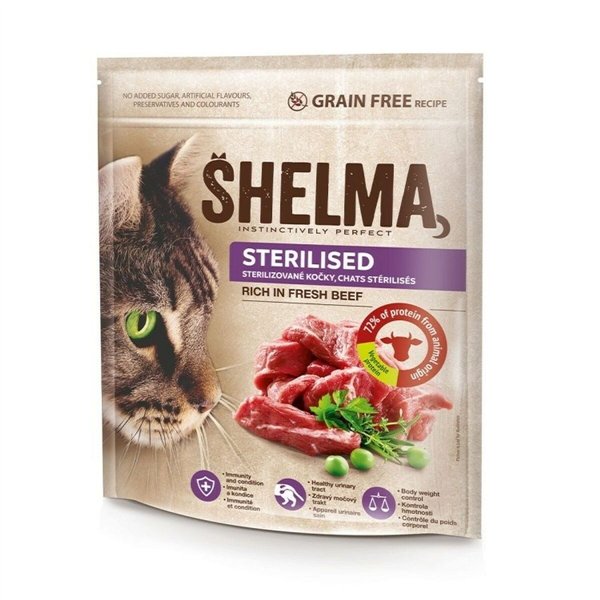Cat food Shelma Beef 8 kg