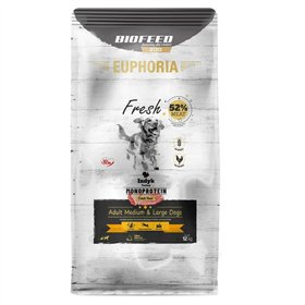 Fodder Biofeed Euphoria Fresh Adult Medium & Large Monoprotein Turkey Turkey 12 kg Adult 12,7 KG