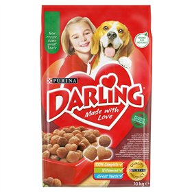 Fodder Purina Darling Adult Chicken Veal 10 kg