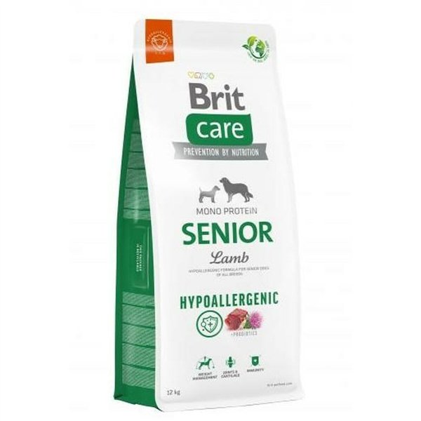 Fodder Brit Care Hypoallergenic Senior Senior Lamb Rice 12 kg