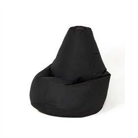 Pouffe GO GIFT Black 140 x 100 cm Pear