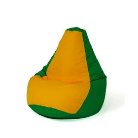 Pouffe GO GIFT Yellow Green 105 x 80 cm Pear