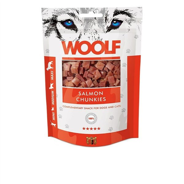 Dog Snack Woolf Salmon Fish 100 g