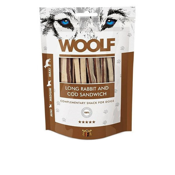 Dog Snack Woolf Rabbit 100 g