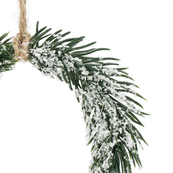 Christmas Ornament Springos CA1210, Green Mini Wreath, 10 cm