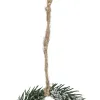 Christmas Ornament Springos CA1210, Green Mini Wreath, 10 cm