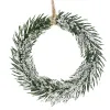 Christmas Ornament Springos CA1210, Green Mini Wreath, 10 cm