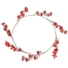 Christmas Wreath Springos CA1214, Door Decoration with Artificial Rowan